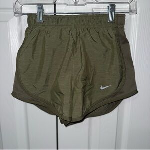 Nike Dri-Fit Women's Athletic Shorts in Olive